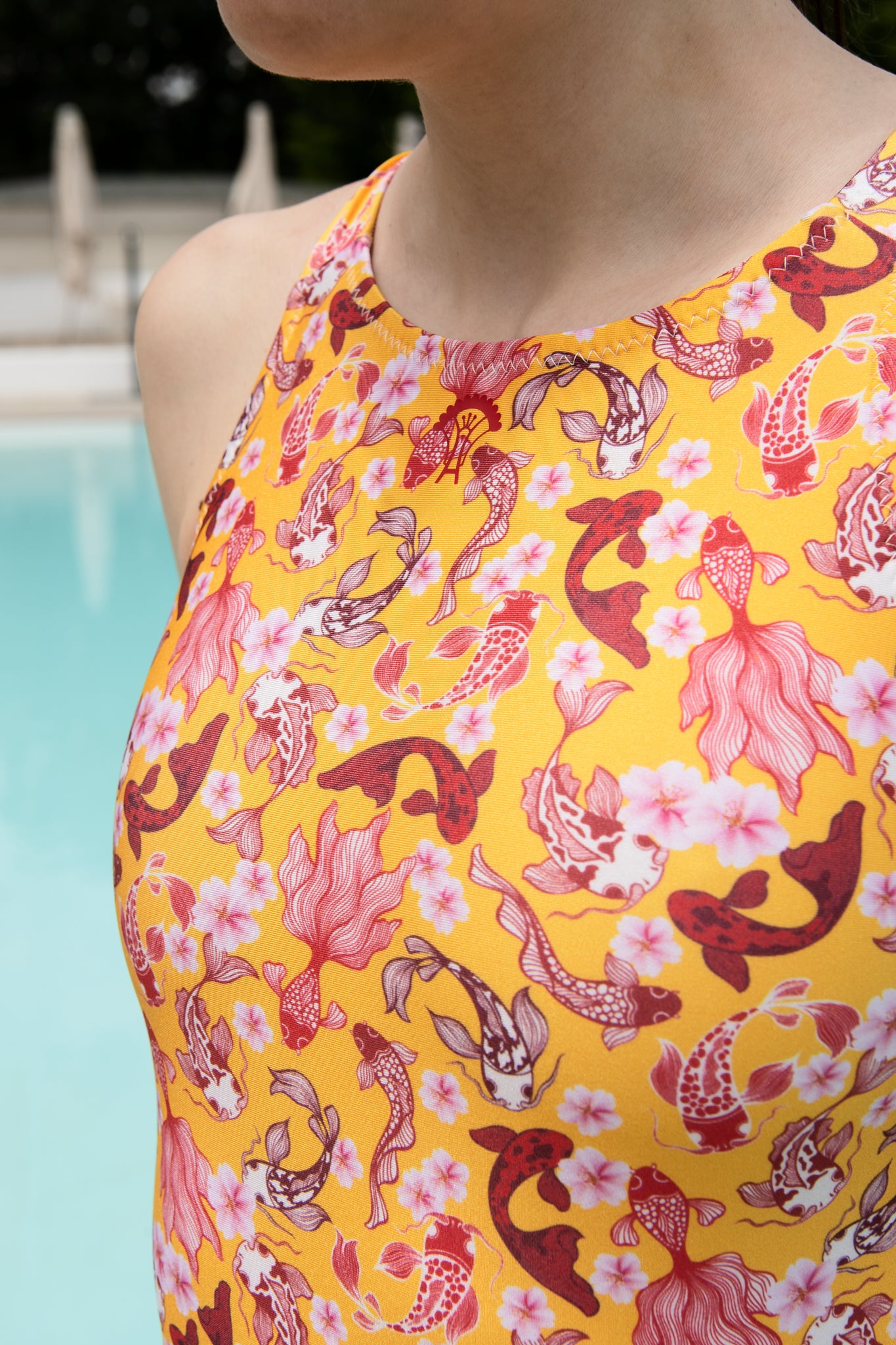 Trikini "Yokohama" imprimé Sensoji