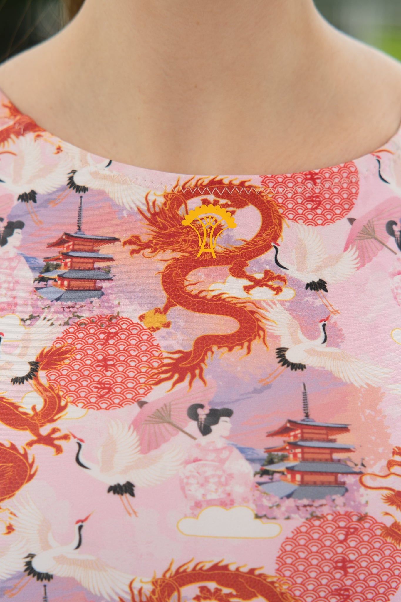 Trikini "Yokohama" stampe Itsukushima / Sensoji