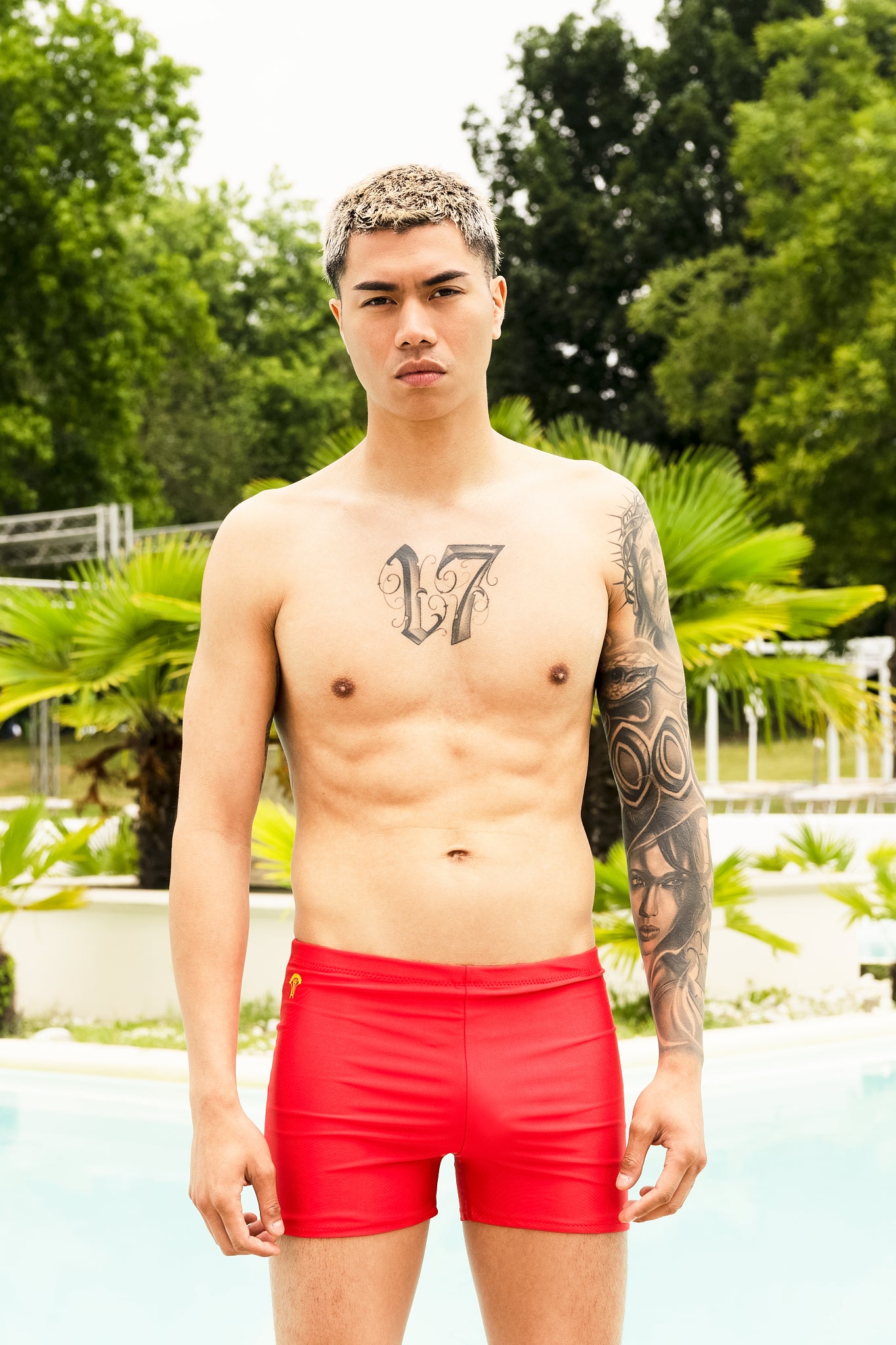 Boxer Homme Rouge "Kanazawa"