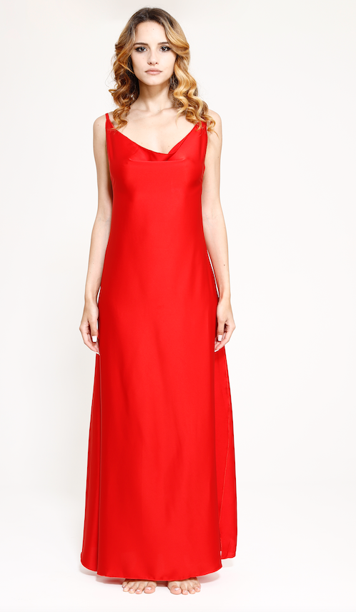 "Española Way"Red Women's Dress